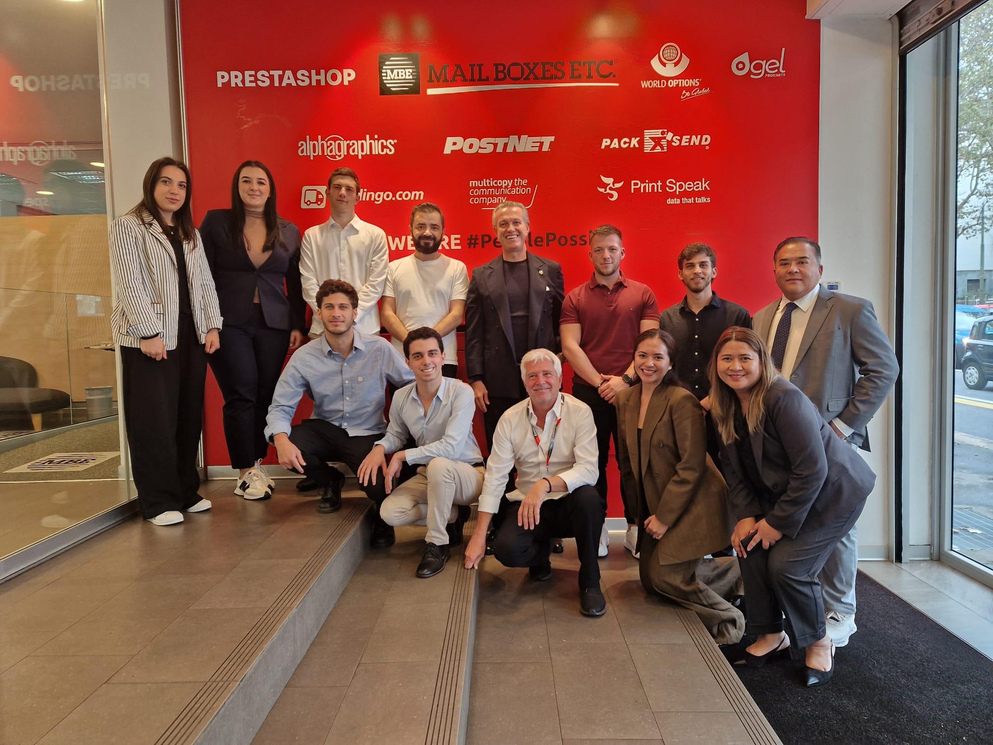 MBE PH team pose for a photo with Fortidia Chairman and CEO Paolo Fiorelli along with the MBE Italia team.