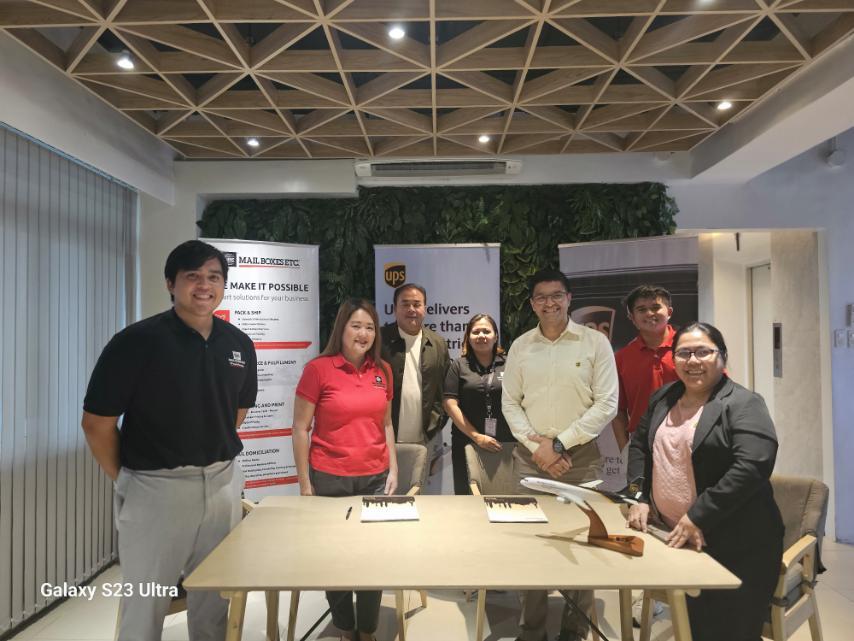 Mail Boxes Etc. Philippines signs partnership agreement with UPS.